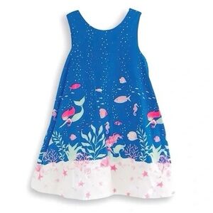 Tommy Bahama Toddler Girls’ Mermaid Ocean Print Dress – Size 4T